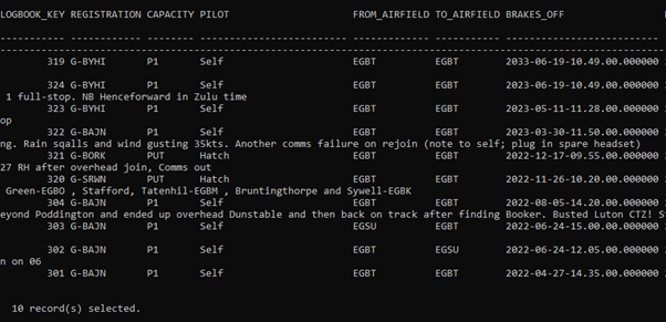 JSON Data in Db2 Logbook